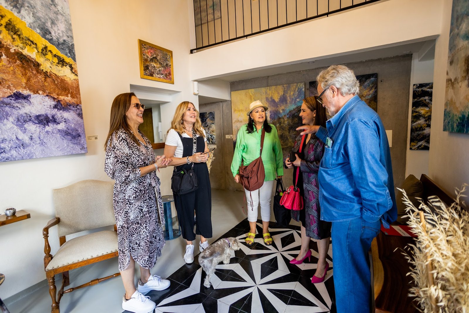 Recepción de invitados en Casa Ehua
