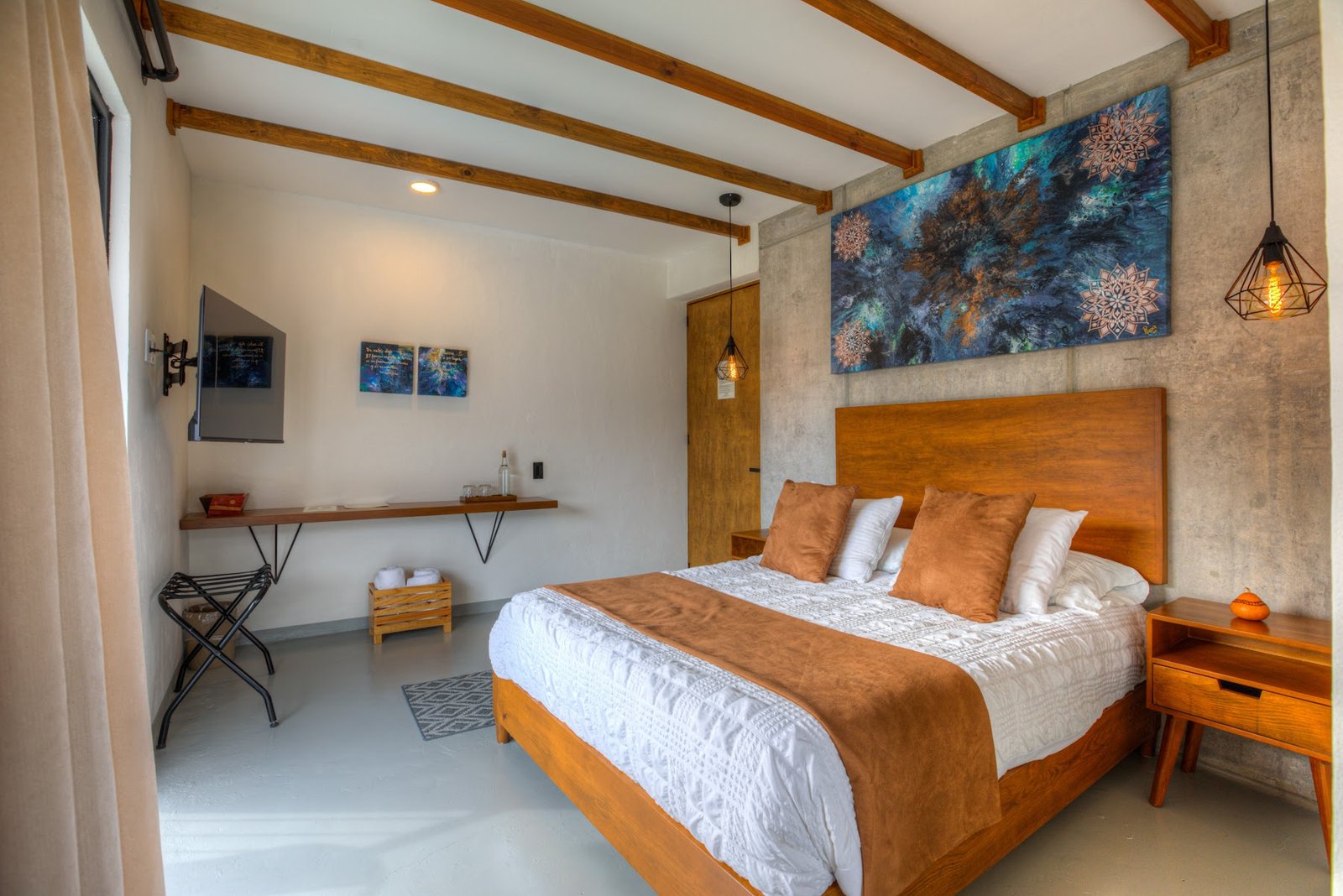 Habitación con vista al jardín y cama Queen en Casa Ehua – foto 5
