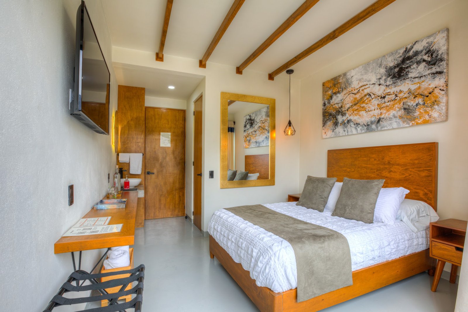 Habitación con balcón y vista al Tepozteco en Casa Ehua – foto 5