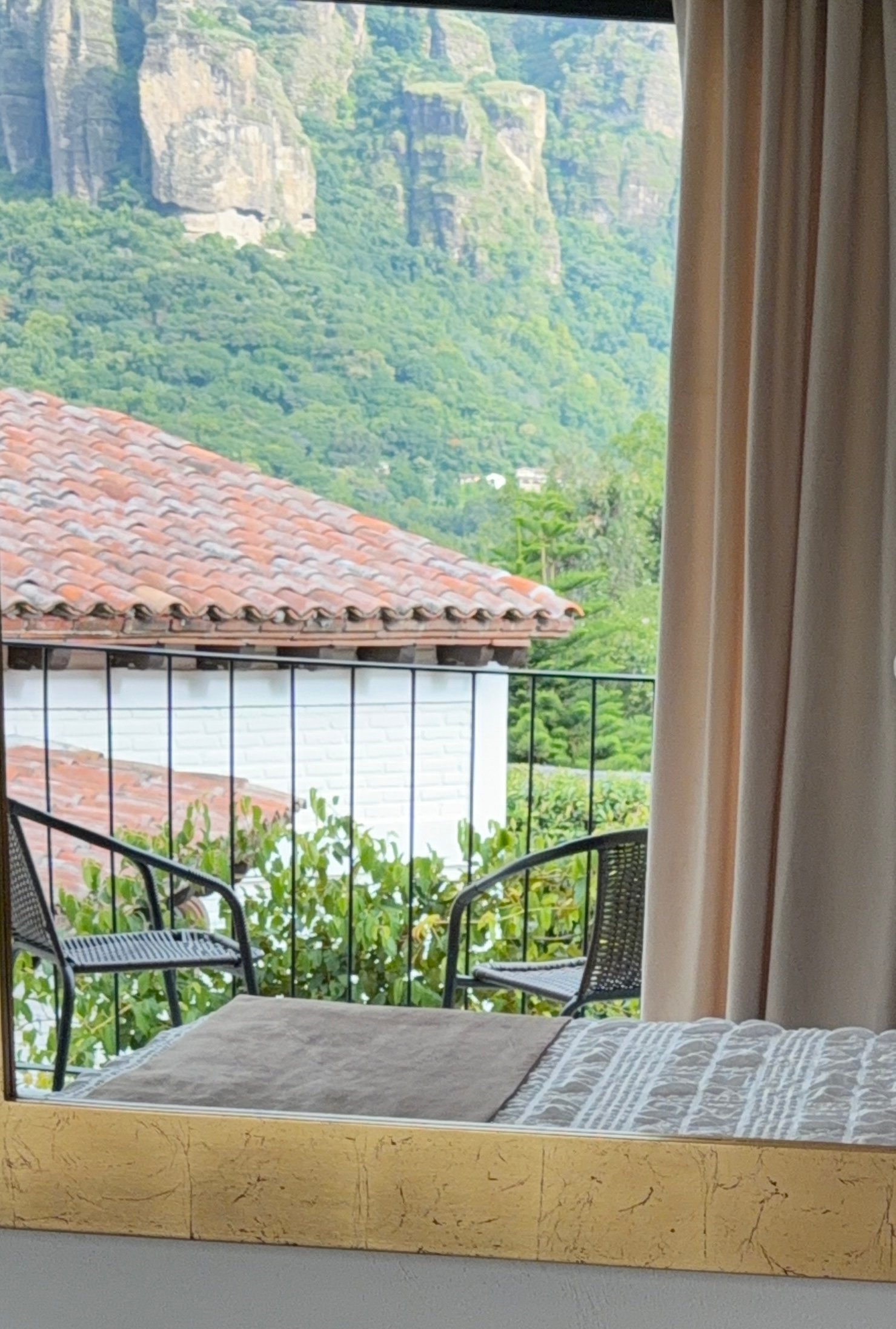 Habitación con balcón y vista al Tepozteco en Casa Ehua – foto 11