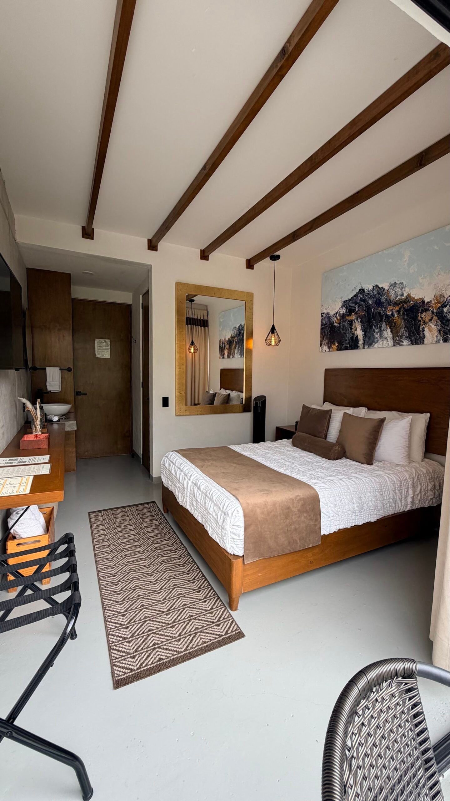 Habitación con balcón y vista al Tepozteco en Casa Ehua – foto 12