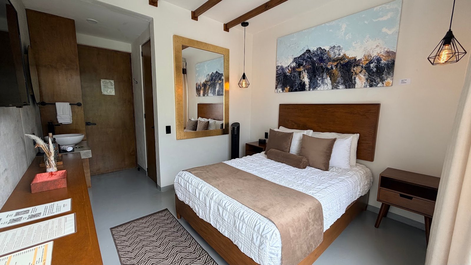 Habitación con balcón y vista al Tepozteco en Casa Ehua – foto 14