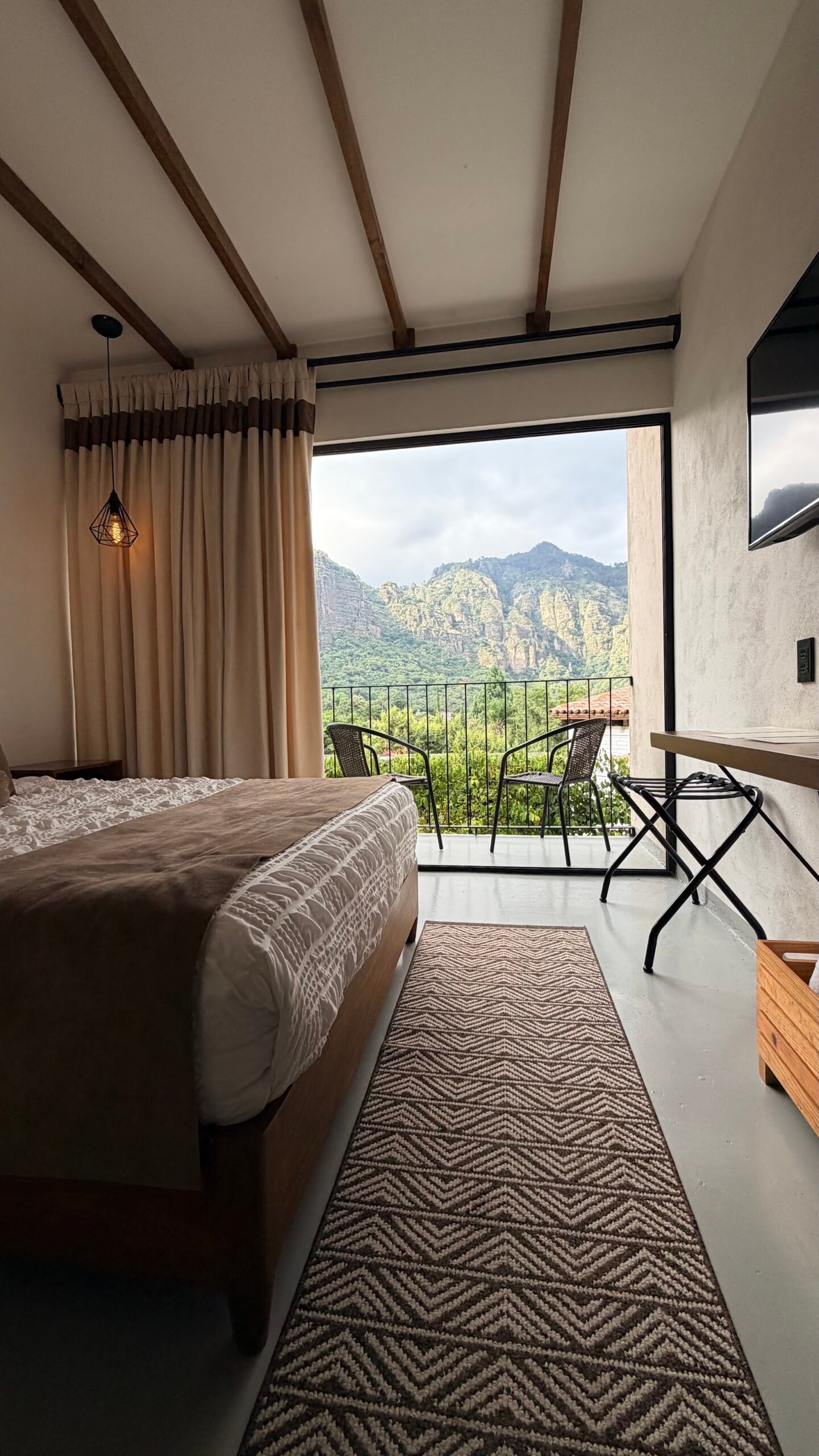 Habitación con balcón y vista al Tepozteco en Casa Ehua – foto 17