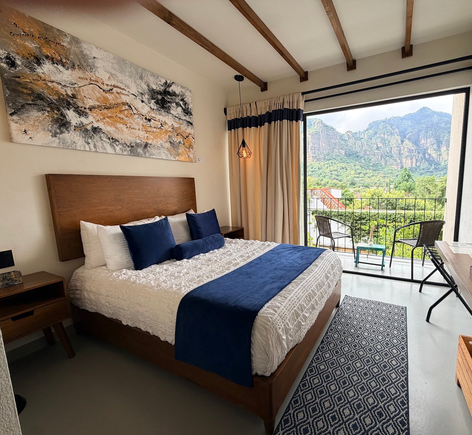 Habitación con balcón y vista al Tepozteco en Casa Ehua – foto 19